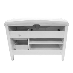 Фото Тумба с раковиной Comforty Палермо 120 белый глянец