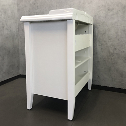 Фото Тумба с раковиной Comforty Палермо 80 белый глянец