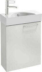 Фото Тумба под раковину Jacob Delafon Odeon Rive Gauche 50 L белая, ручка хром