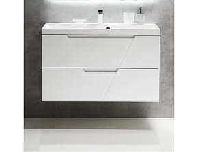 Фото Тумба под раковину BelBagno Vittoria 90 подвесная, bianco opaco