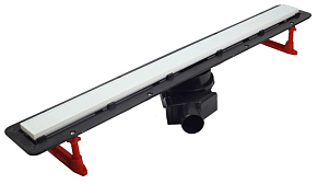 Фото Душевой лоток Pestan Confluo Frameless Line 650 белое стекло