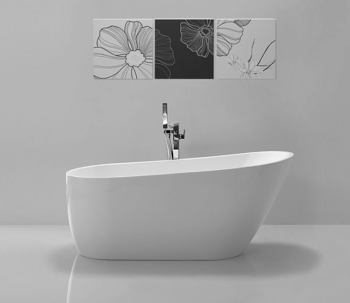 Акриловая ванна BelBagno BB62-1700-W0 170х72 , изображение 4