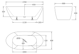 Акриловая ванна BelBagno BB77-1700-W0 170х80 , изображение 4