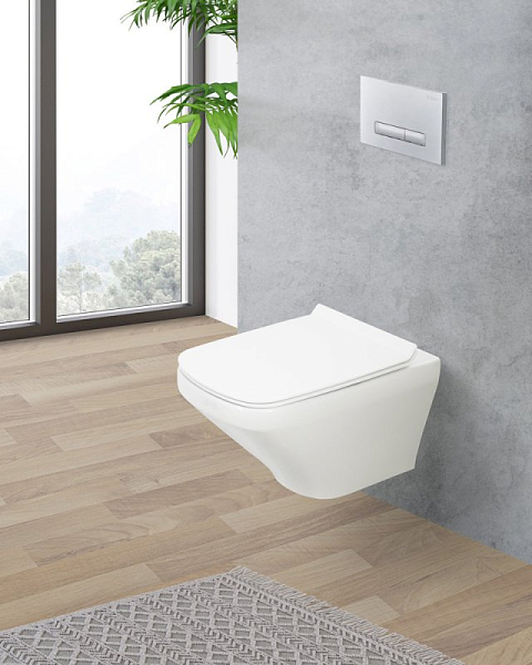 Унитаз подвесной BelBagno Sela безободковый, белый , изображение 9