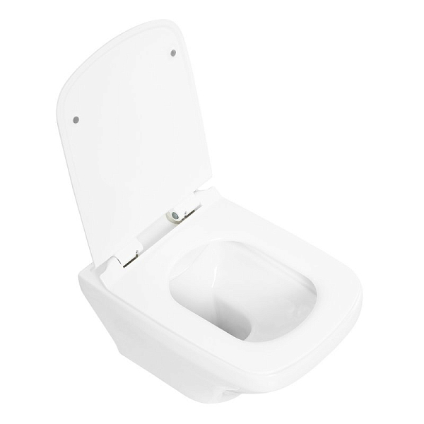 Унитаз подвесной BelBagno Sela безободковый, белый , изображение 4