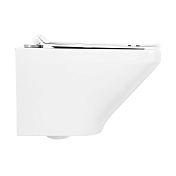 Унитаз подвесной BelBagno Sela безободковый, белый , изображение 2