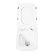 Унитаз подвесной BelBagno Sela безободковый, белый , изображение 6