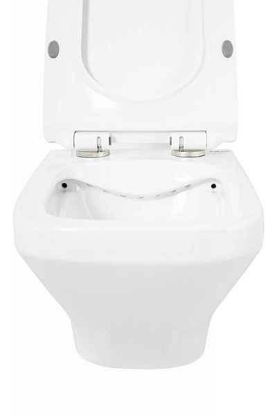 Унитаз подвесной BelBagno Sela безободковый, белый , изображение 7
