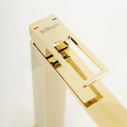 Фото Смеситель BelBagno Luce LUC-LMC-ORO-W0 для раковины