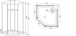 Фото Душевая кабина Timo Premium ILMA 709