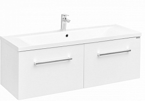 Фото Тумба под раковину Aquaton Мадрид 120 М 2 ящика белая