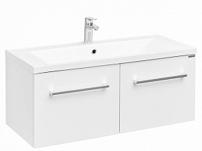 Фото Тумба под раковину Aquaton Мадрид 100 М 2 ящика белая