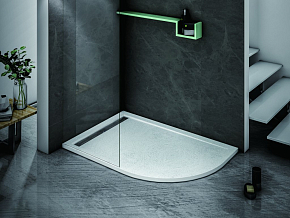 Фото Поддон для душа Cezares TRAY-AS-RH-120/80-30-W-L