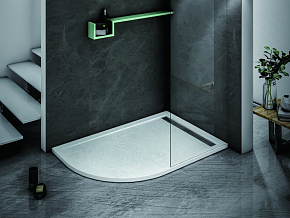 Фото Поддон для душа Cezares TRAY-AS-RH-120/80-30-W-R