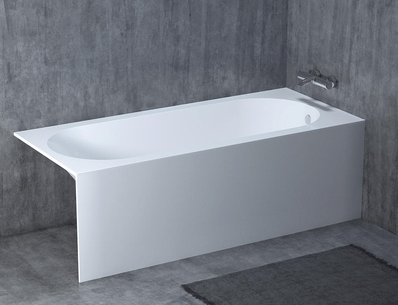 Ванна из искусственного камня Salini Ornella Kit 102422M 180х80 матовая , изображение 3