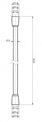 Фото Душевой шланг Cezares CZR-FMD-200-01