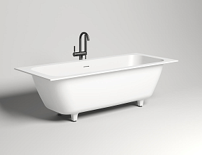 Фото Ванна из искусственного камня Salini Orlando Axis Kit 103321M 190х80 матовая