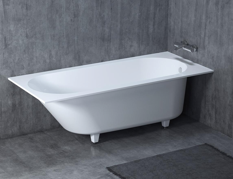 Ванна из искусственного камня Salini Ornella 102312M 180х80 матовая , изображение 1