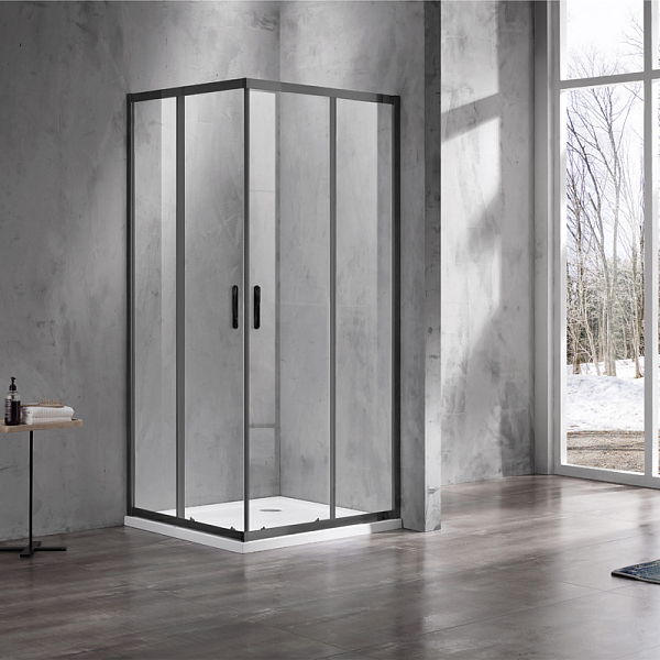 Душевой уголок Azario Milton AZND11421000Black , изображение 2