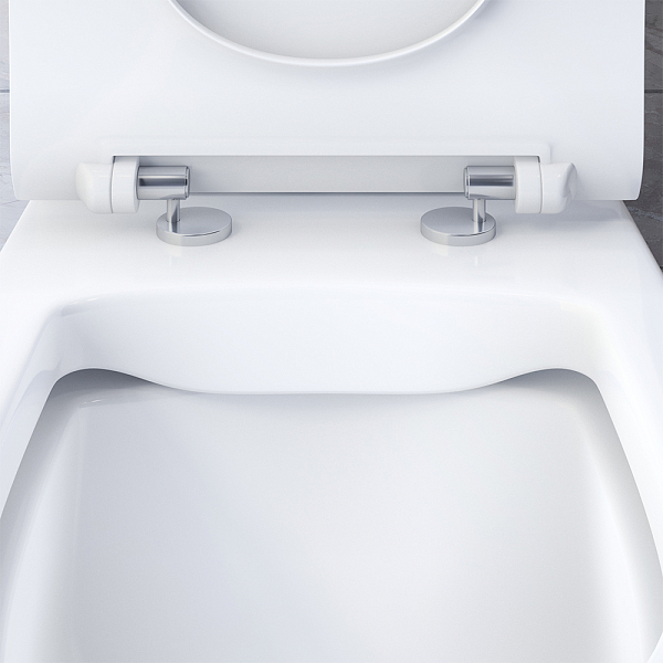 Унитаз-компакт Damixa Sirius DX86C8600SC безободковый , изображение 8