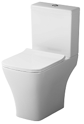 Фото Унитаз-компакт Damixa Titan DX78C8600SC безободковый, с микролифтом