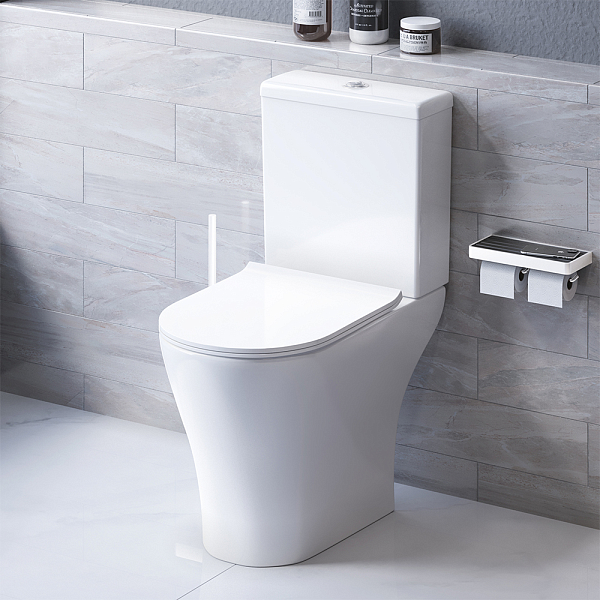Унитаз-компакт Damixa Sirius DX86C8600SC безободковый , изображение 5