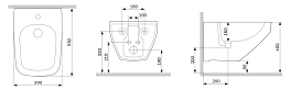 Биде подвесное AM.PM Inspire 2.0 C50A3411WH , изображение 7