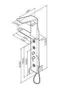 Душевая панель AM.PM Joy W85P-2-136AW , изображение 8