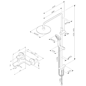 Изображение Душевой комплект AM.PM Sunny F40885C14 Душевой комплект AM.PM Sunny F40885C14 , изображение 14