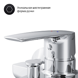 Фото Смеситель AM.PM Gem F90A15000 для ванны с душем