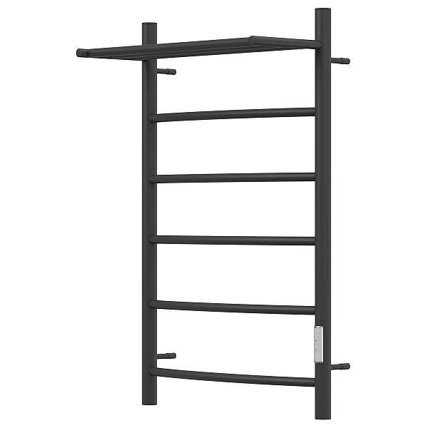 Полотенцесушитель электрический Point Афина П5 80х50 черный , изображение 3
