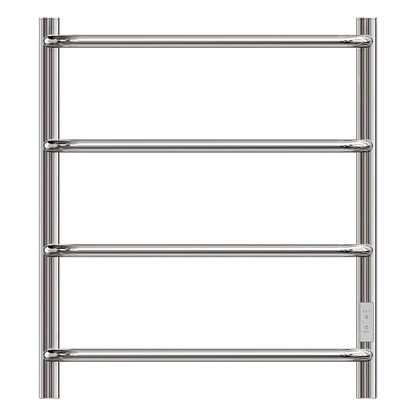 Полотенцесушитель электрический Point Ника П4 60х40 хром , изображение 1