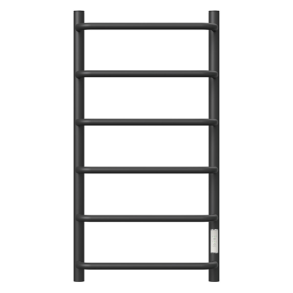 Полотенцесушитель электрический Point Ника П6 80х40 черный , изображение 1