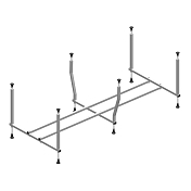 Каркас для ванны Timo 180х80 KT18