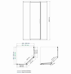 Фото Душевой уголок Wasserkraft Naab 86S38 100x100