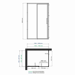 Фото Душевой уголок Wasserkraft Lopau 32S07L 120x90