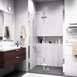 Фото Душевая дверь в нишу Wasserkraft Aller 10H05-SPL 120 см
