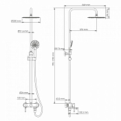 Душевая стойка Wasserkraft A14201 , изображение 2