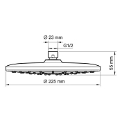 Изображение Верхний душ Wasserkraft A077 Верхний душ Wasserkraft A077 , изображение 3