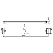 Фиксатор душевой двери Wasserkraft D097 , изображение 2