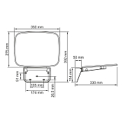Сиденье для душа Wasserkraft SS401 белое , изображение 2