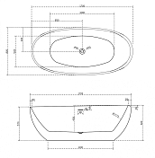 Изображение Акриловая ванна Abber AB9285 170x80 Акриловая ванна Abber AB9285 170x80 , изображение 5