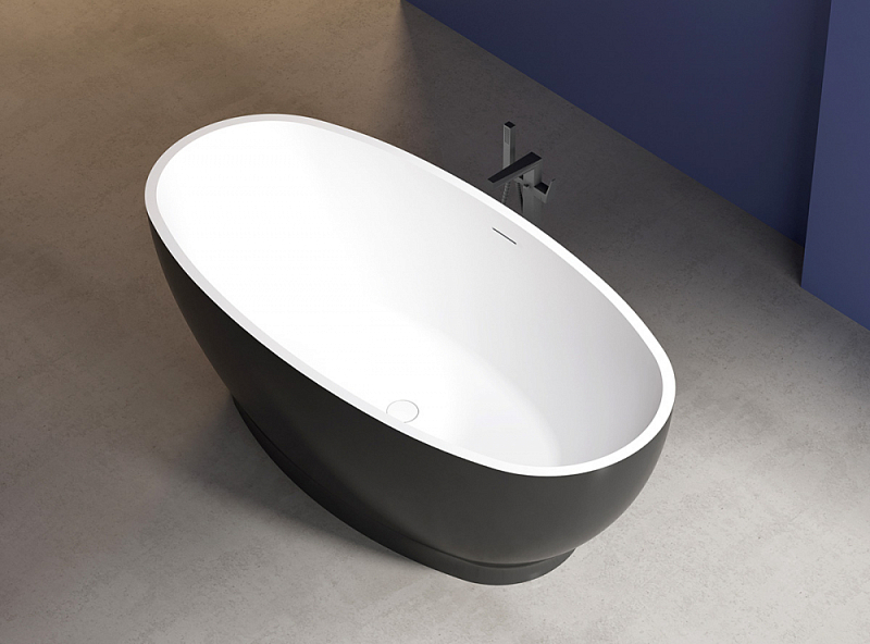 Акриловая ванна Abber AB9207MB 165x80 , изображение 5