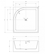 Изображение Акриловая ванна Abber AB9337 140x140 Акриловая ванна Abber AB9337 140x140 , изображение 5