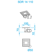 Изображение Душевой трап RGW Shower Drain SDR-14B 47211411-04 Душевой трап RGW Shower Drain SDR-14B 47211411-04 , изображение 3