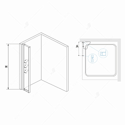 Фото Боковая стенка RGW Classic Z-42 30 см с полками