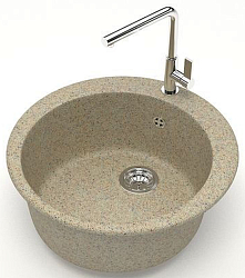 Фото Мойка кухонная Azario Vital CS00078347 песочная