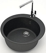 Мойка кухонная Azario Vital CS00078345 черная , изображение 2