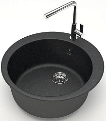 Фото Мойка кухонная Azario Vital CS00078345 черная