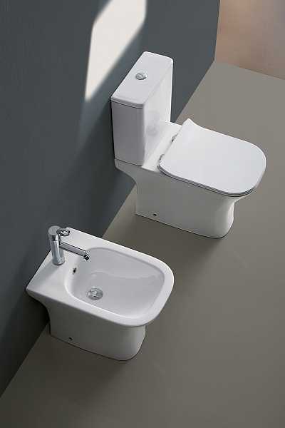 Биде напольное Azario Fretta Square AZ1215C , изображение 2